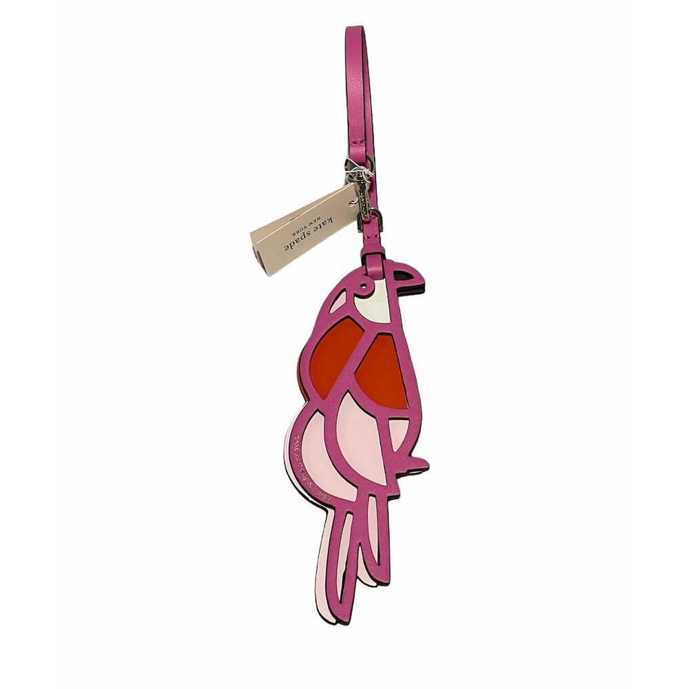 Kate Spade Cut Out Parrot Purse Charm/Fob WORU0327